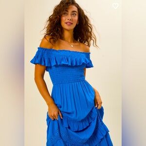 NWT XL Celeste Off-The-Shoulder Maxi Dress